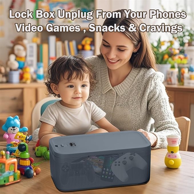 SANIDIKA Lockable Storage Box, Medicine Lock Box, Medical Lockbox, Cell Phone - Image 6