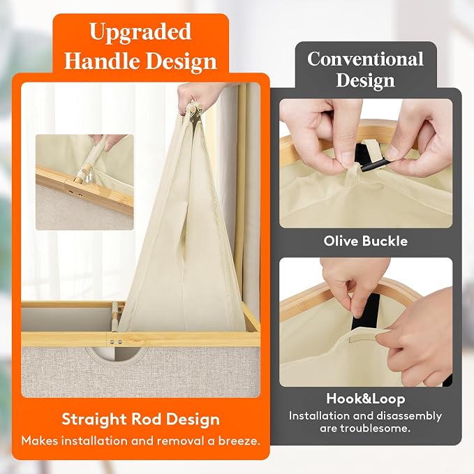 Lifewit 160L Double Laundry Hamper - Image 3