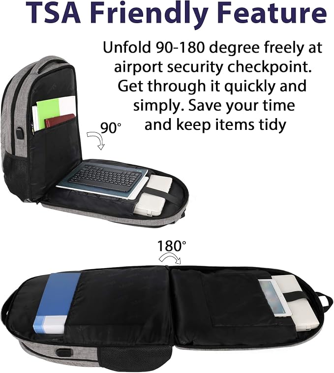MATEIN Travel Laptop Backpack, 17 Inch Work TSA Approved Carry on Backpack - Image 2