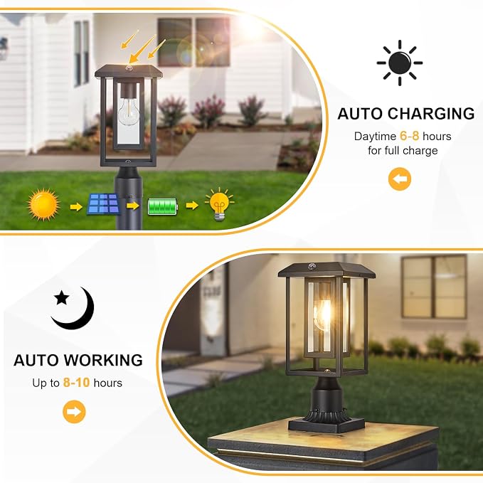 Solar Lamp Post Lights for Outdoor - Image 3