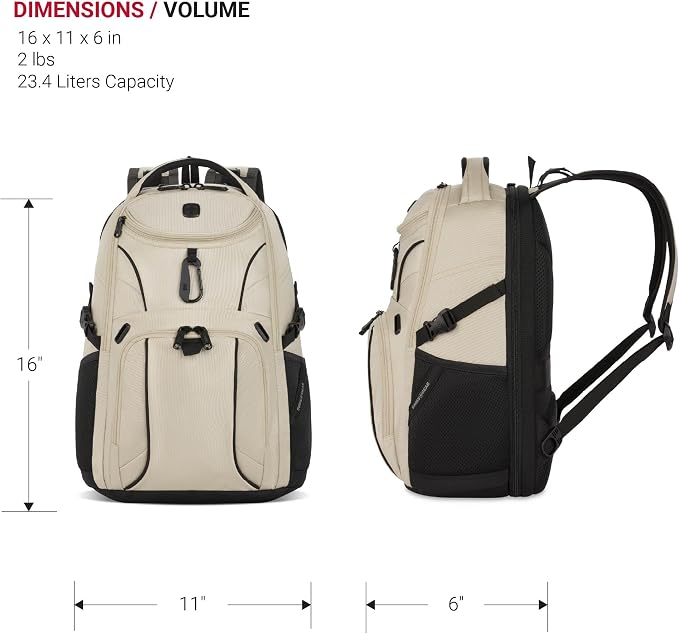 SwissGear Mini 1900 Scansmart Slim Version Laptop Backpack - Image 6