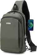 Sling Bag for Men, Anti-theft Crossbody Bag by COSCOOA