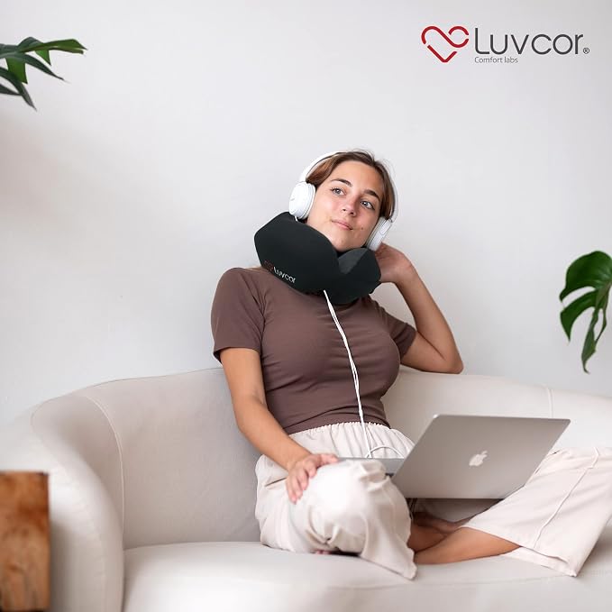 Premium Quality Memory Foam Travel Neck Pillow Bundle - Image 5