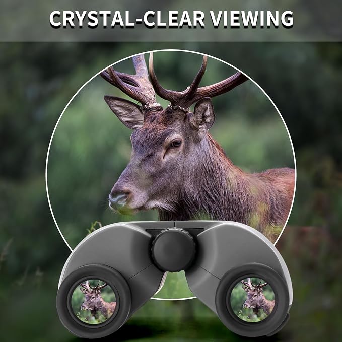 8x25 Compact Binoculars, Small Lightweight Handheld Portable Mini Pocket BAK-4 - Image 4