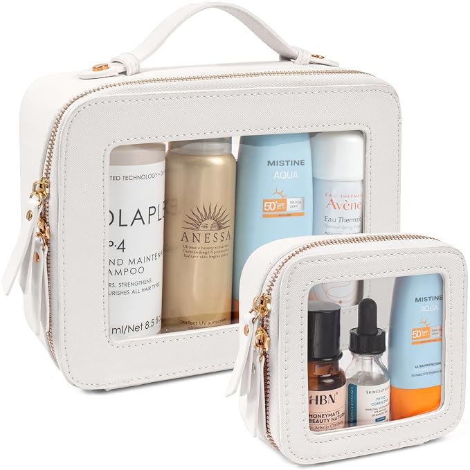 LETGO Clear Makeup Bags Set by LETGO