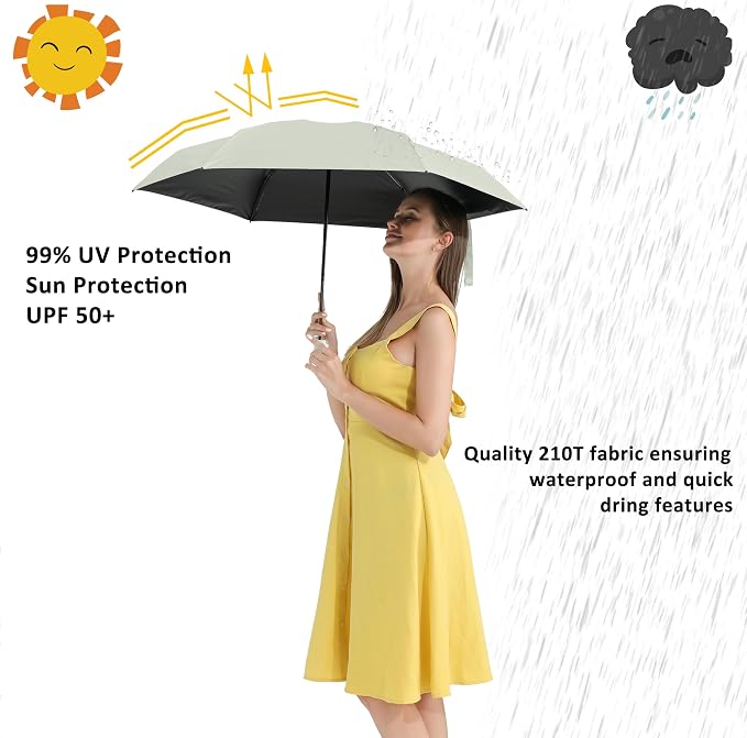 BAODINI Travel Mini Umbrella for Purse - Image 2