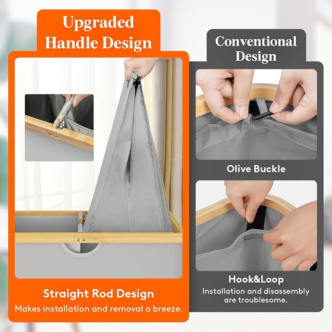 Lifewit 160L Double Laundry Hamper - Image 3