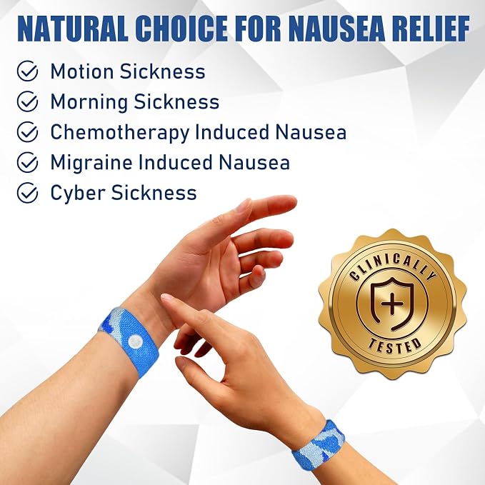 Motion Sickness Bands Anti Nausea Wristband - Image 2