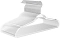 MIZGI 20 Pack Clear Plastic Hangers by MIZGI