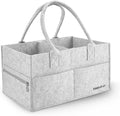 Baby Diaper Caddy Organizer, Portable Baby Essentials Storage Basket Bin by Runsabay