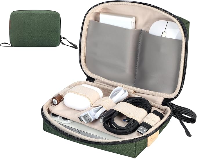 SIMTOP Electronics Organizer Cord Organizer Travel Case, Small Tech Bag by SIMTOP
