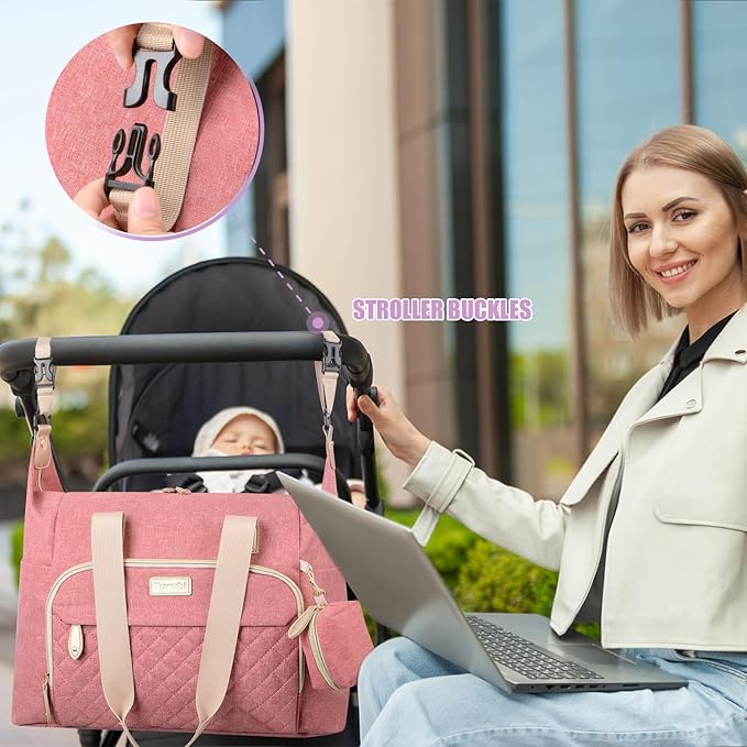 Tuwubi Diaper Bag Tote, Baby Diaper Bag - Image 6