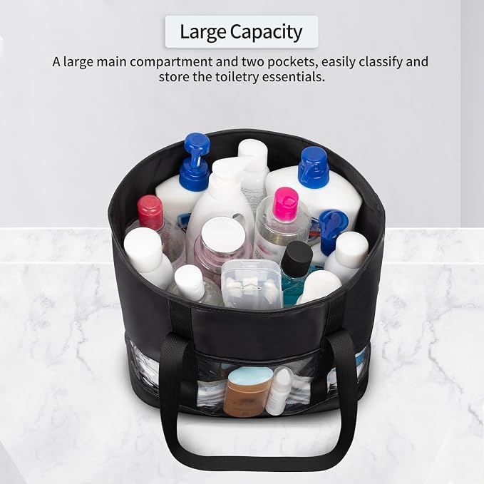 Large Clear Toiletry Bag, Travel Toiletry Bag - Image 2