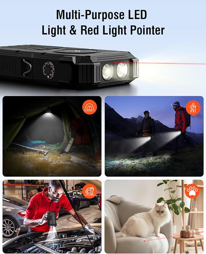 Solar Charger Power Bank, 42800mAh Wireless Portable Charger - Image 6