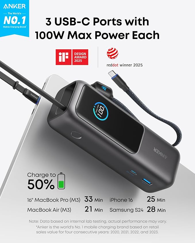 Anker Laptop Power Bank, 000mAh Portable Charger - Image 2