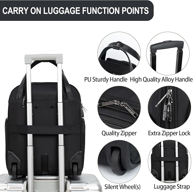 EMPSIGN Underseat Carry On Wheeled - Image 4