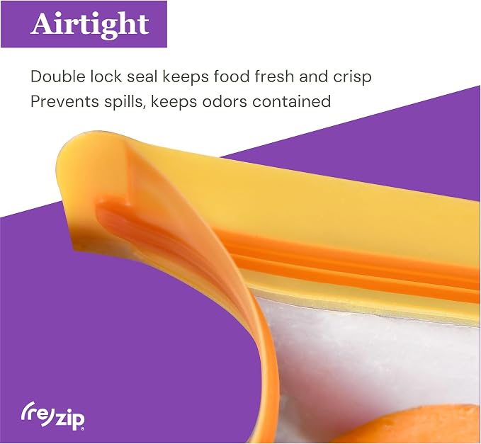 zip Reusable Bag Drying Rack and Organizer | Includes 2 Reusable Leakproof Flat - Image 3