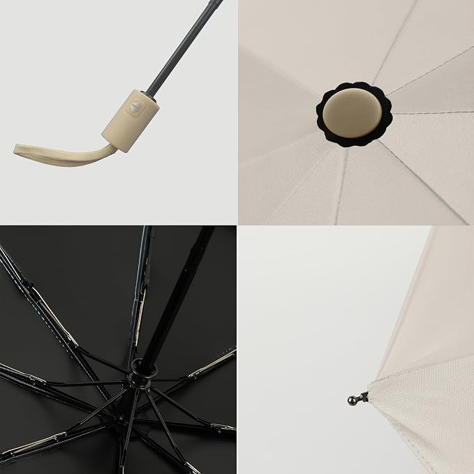 BAODINI Small UV Protection Travel Umbrella Compact - Image 7