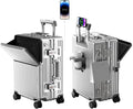 Zipperless Luggage, Polycarbonate Aluminum Hard Shell, Expandable Carry-On by cycyCarry