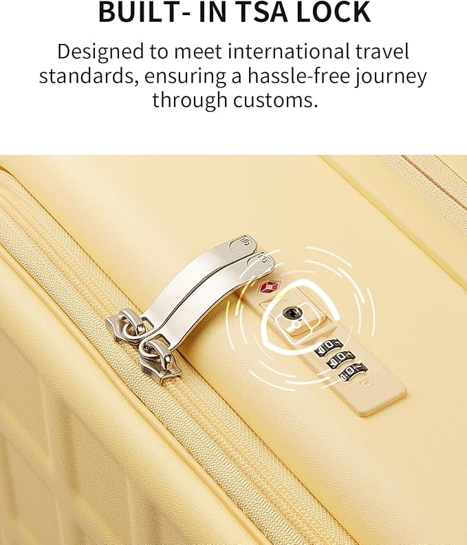 aji Expandable Top Opening Carry On Luggage Airline Approved, 20 Inch - Image 10