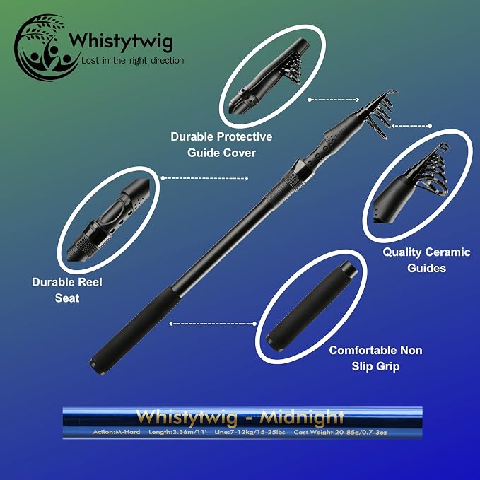 Whistytwig Telescopic Fishing Rod - Image 4