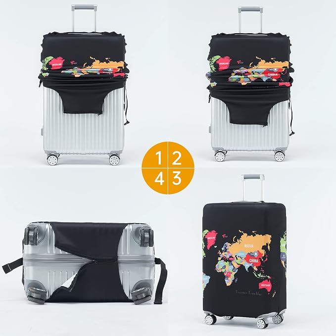 Travelkin Luggage Covers For Suitcase Tsa Approved, Suitcase Cover Protector - Image 7