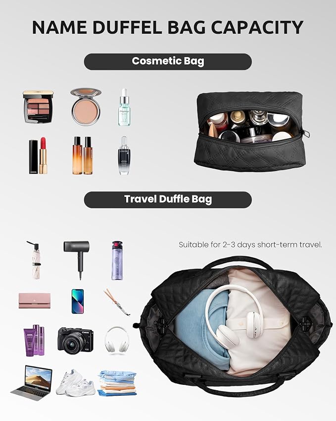 Gifts for Friends-Initial Duffle Bag - Image 3