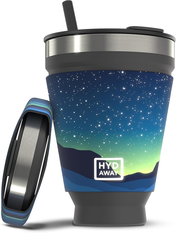HYDAWAY 16oz Collapsible Tumbler by HYDAWAY