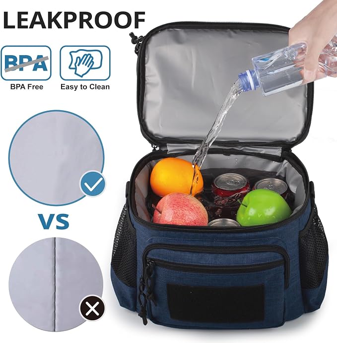 ATRIPACK Lunch Bag for Men, Double Deck Tactical Lunch Box Work - Image 7