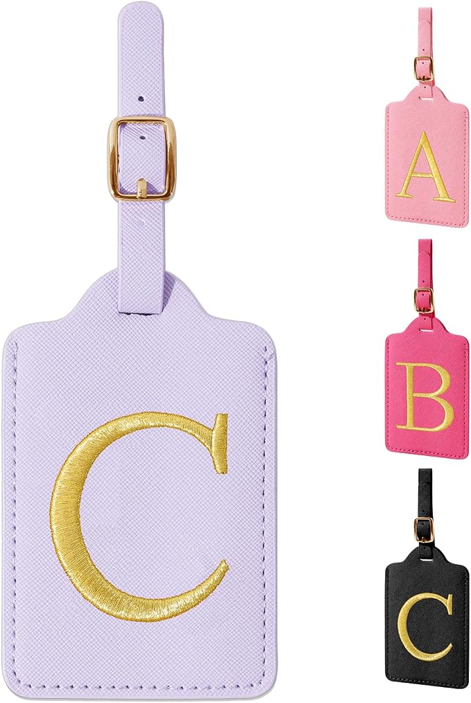Personalized Initial Luggage Tags by izuzta