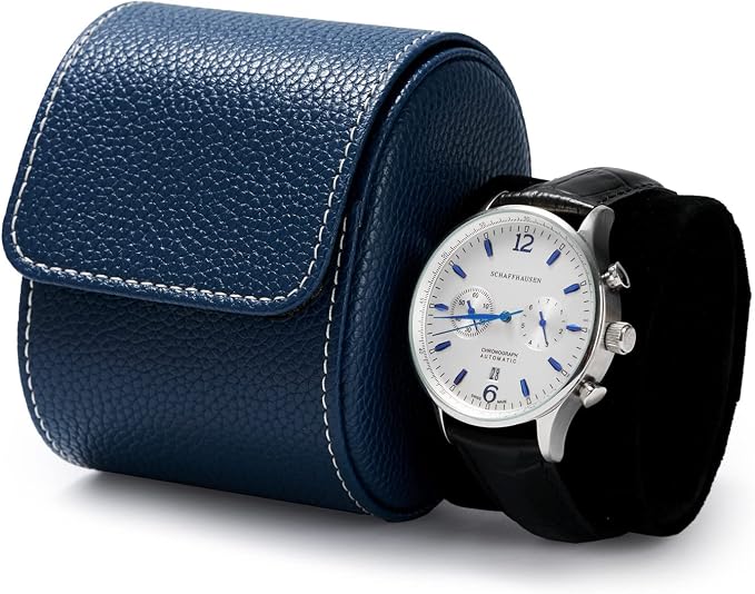 Oirlv Luxury Leather Travel Watch Case Single Watch Box - Image 2