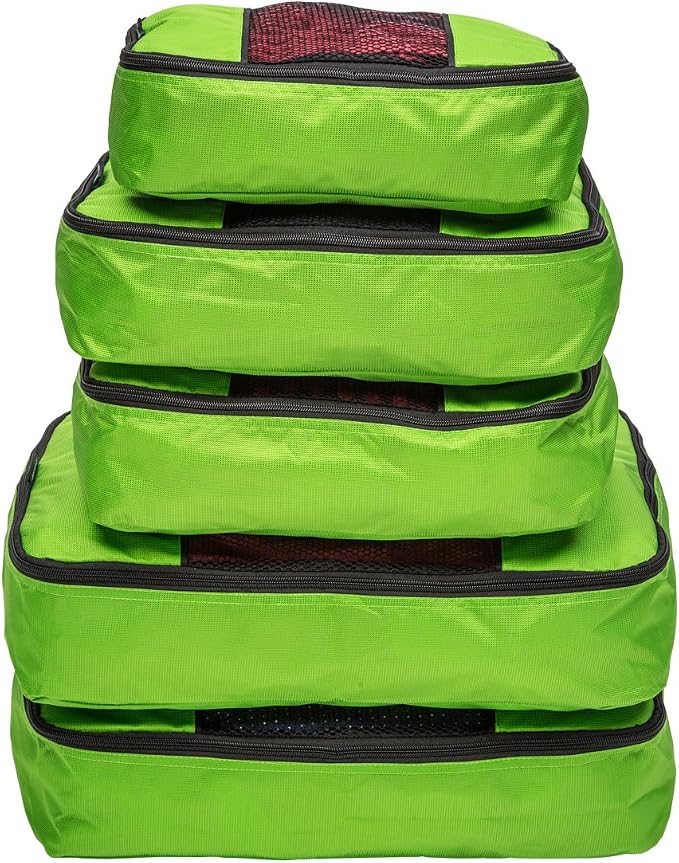TravelWise Luggage Packing Organization Cubes 5 Pack, 1 Small, 2 Medium - Image 2