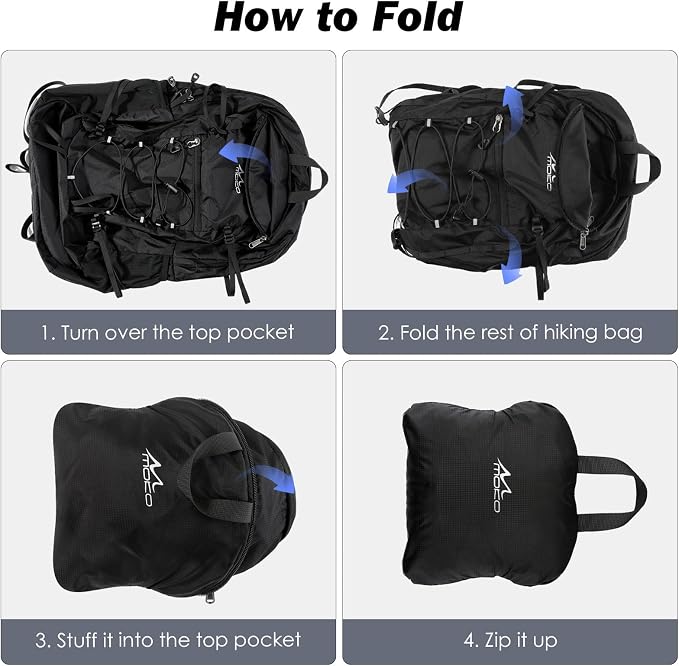 MoKo Hiking Backpack, 40L Large Capacity Camping Backpack - Image 6
