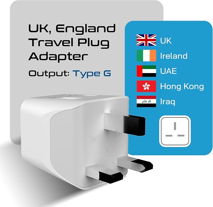 Ceptics UK adapters for travel to London, Hong Kong, Ireland - Image 3