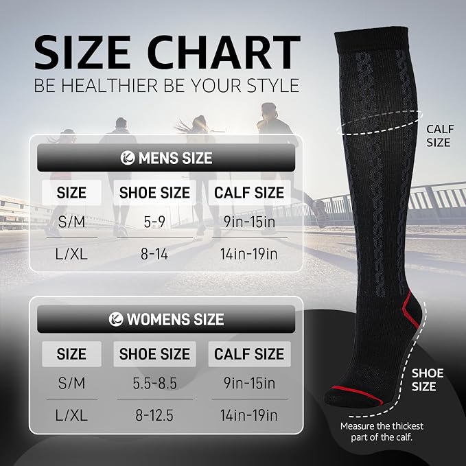 Kickticks 4 Pairs Compression Socks - Image 7