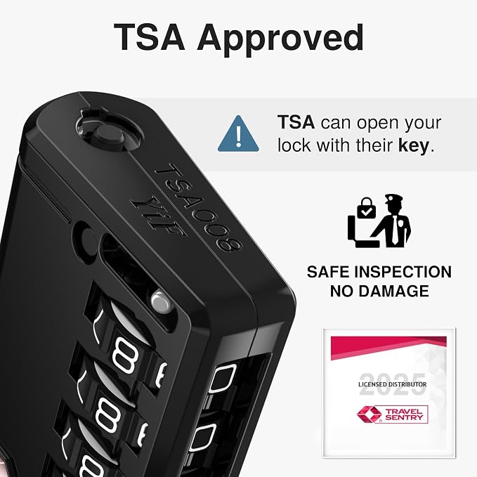 Puroma TSA Approved Luggage Travel Locks - Image 3