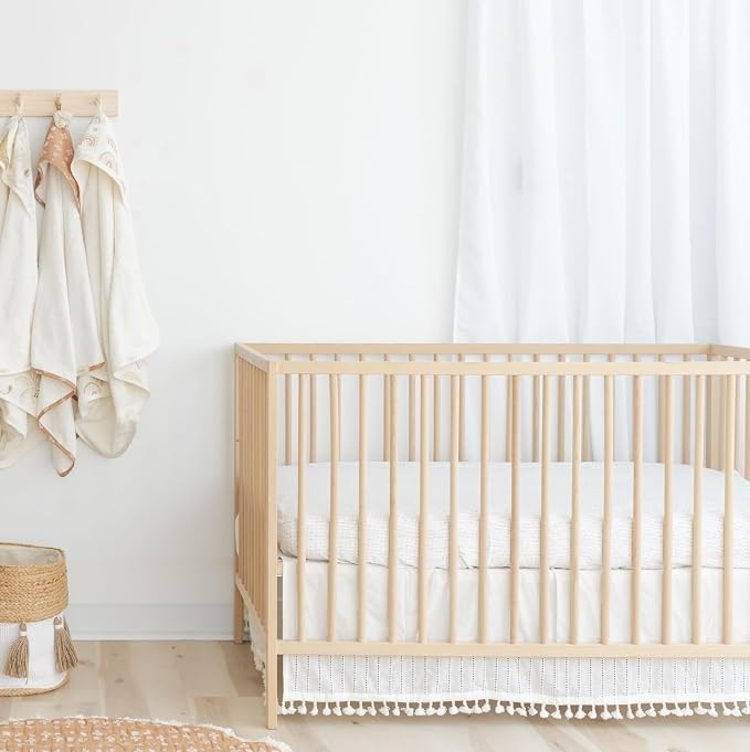 Crane Baby Crib Sheet, Neutral Hashtag Crib Sheets & Toddler Sheets, 100% - Image 3