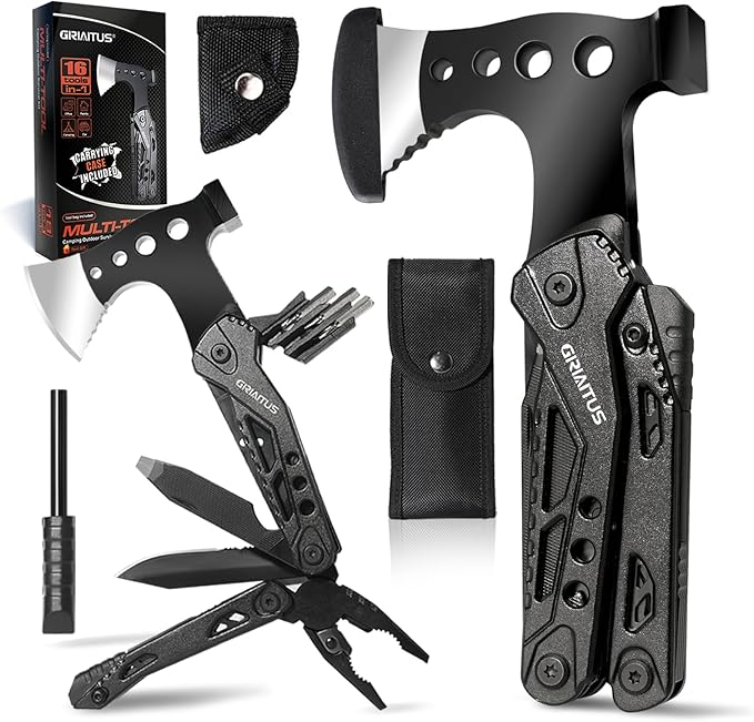 Camping Multitool Accessories Stocking Stuffers by GIRIAITUS