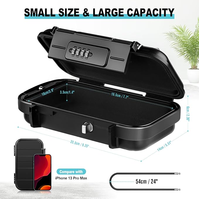 HUANLANG Portable Safe Lock Box - Image 5