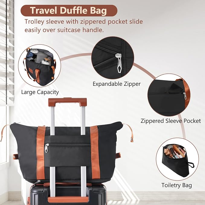 Merax Luggage Set 6 Piece Expandable Lightweight ABS Hardshell Suitcases - Image 4