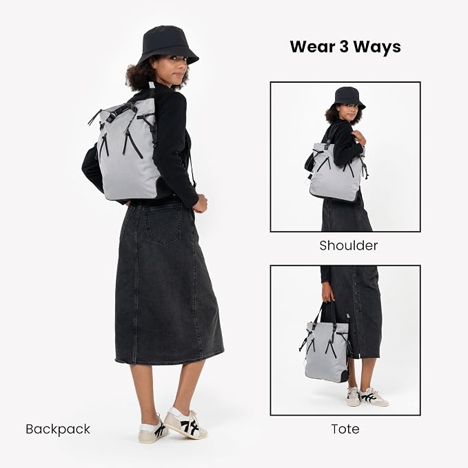 Sherpani Tempest, Anti Theft Convertible Backpack Tote, 14L Travel Backpack - Image 3