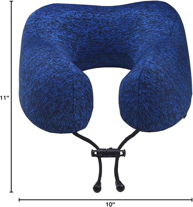 napfun Neck Pillow for Traveling, Upgraded Travel Neck Pillow for Airplane 100% - Image 7