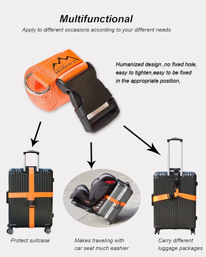 Car Seat Travel Belt to Suitcase, Car Seat Travel Strap to Convert Kid Car Seat - Image 6