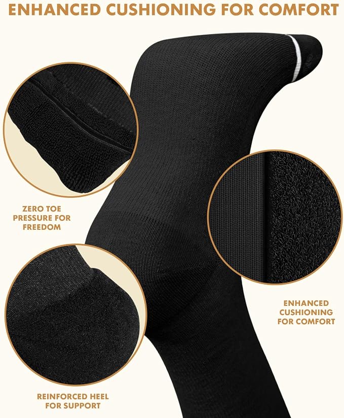Thick Soft Cotton Compression Socks - Image 3