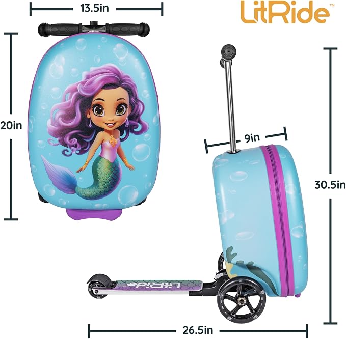 Hardshell Kids Ride-On Luggage - Image 6