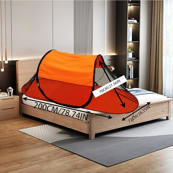 CMINGJ Large Pop Up Mosquito Tent, Portable Foldable Mosquito Net - Image 3