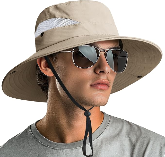 NPQQUAN Ponytail Sun Bucket Hats by NPQQUAN
