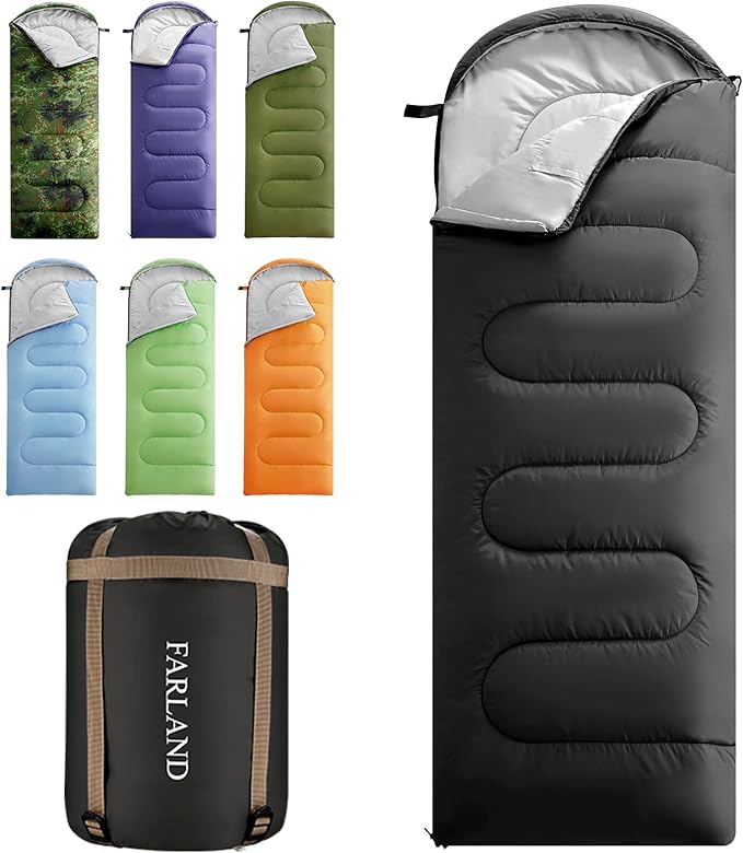FARLAND Sleeping Bags 30℉ for Adults Teens Kids by FARLAND