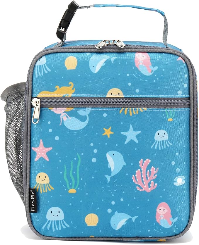 FlowFly Kids Lunch box Insulated Soft Bag Mini Cooler Back to School Thermal - Image 5