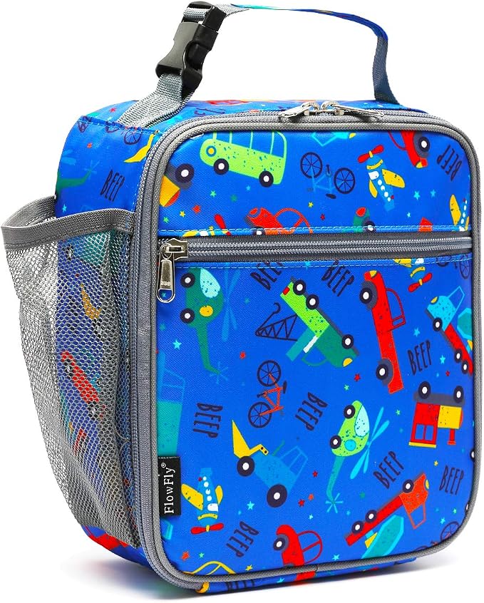 FlowFly Kids Lunch box Insulated Soft Bag Mini Cooler Back to School Thermal by FlowFly